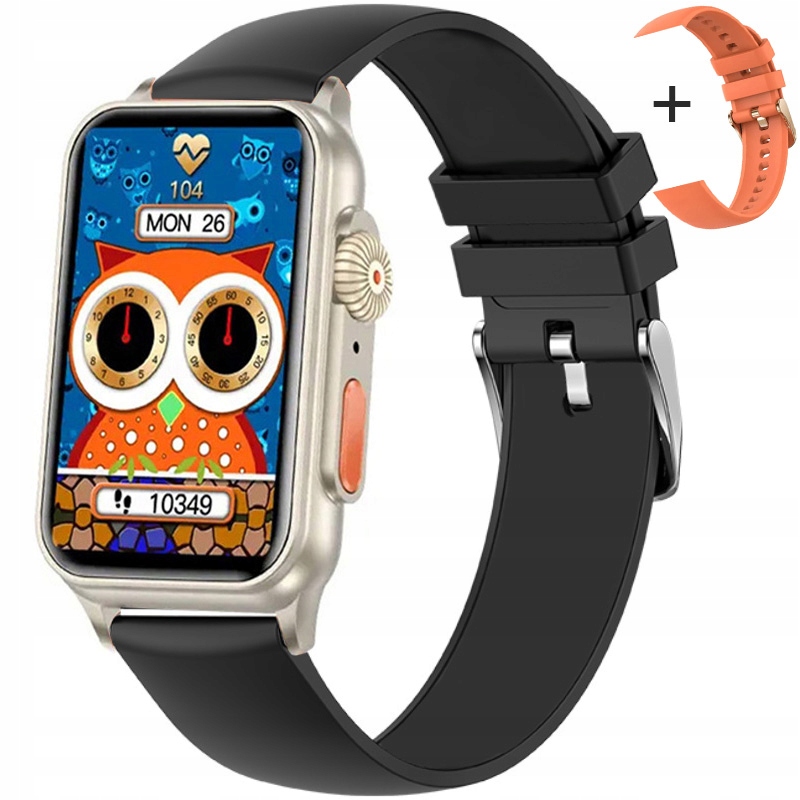 Smartwatch Rubicon RNCF06 – Inteligentny zegarek z dwoma paskami