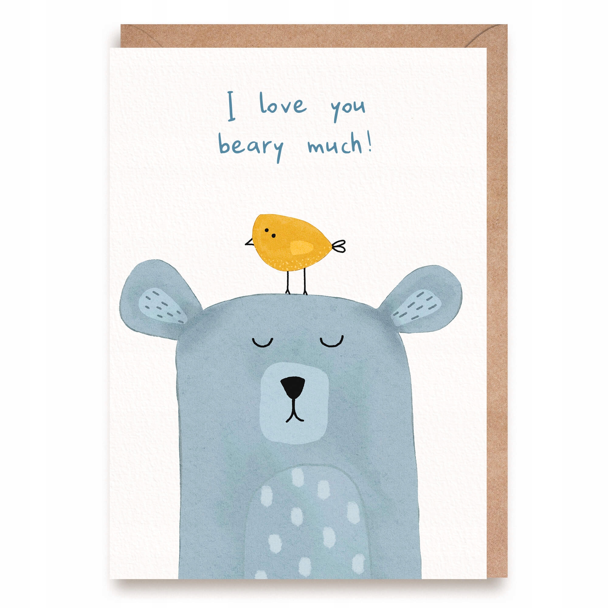 Cardie Walentynka I love you beary much – Wyjątkowy karnet na Walentynki