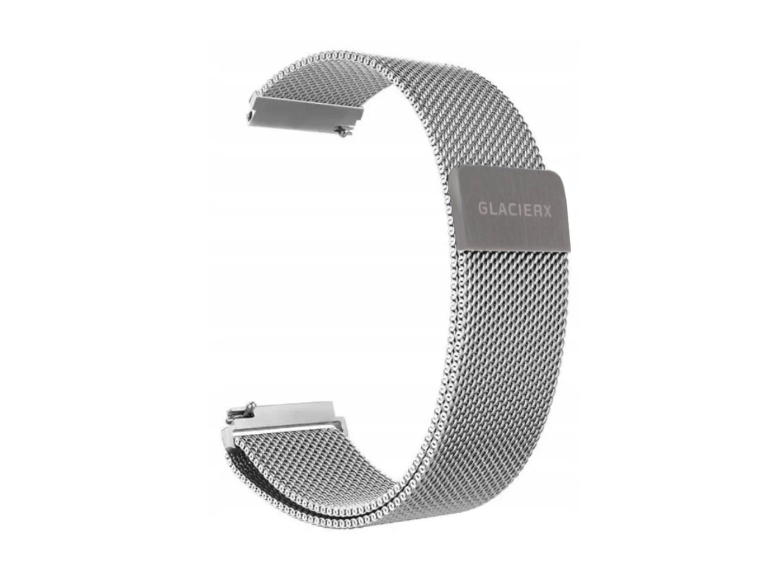 Bransoleta do smartwatcha Milanese Magnetic Strap Silver mesh Srebrna 22mm – Elegancja i funkcjonalność w jednym
