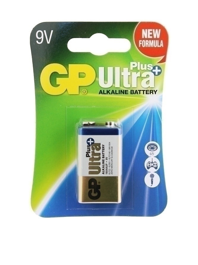 Bateria GP ULTRA+ ALKALINE 9V – Wydajność i niezawodność w każdym zastosowaniu