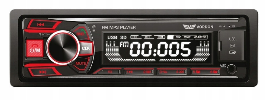 Radio samochodowe Vordon HT-202 – Muzyka w Twoim samochodzie