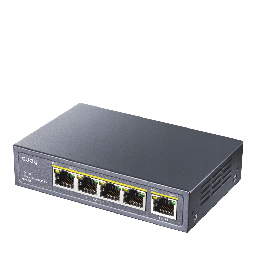 Cudy CUDY POE40 4-Channel Gigabit PoE++ Extender – Zwiększ zasięg swojej sieci