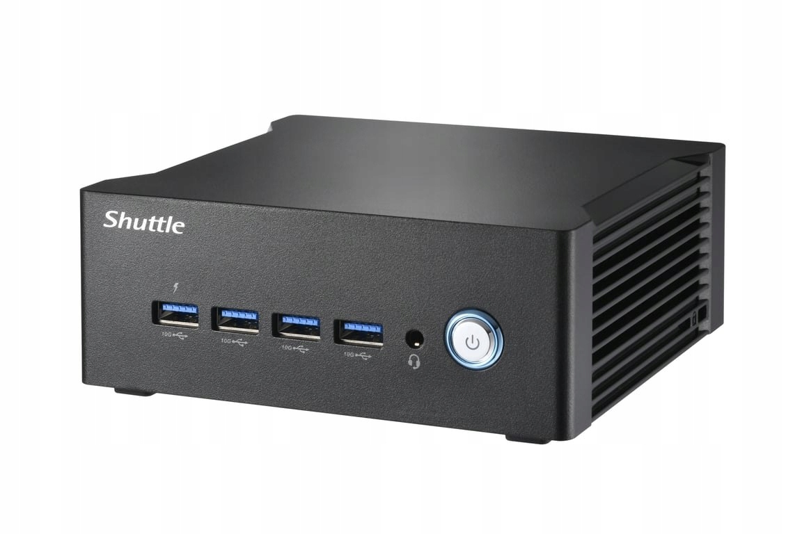 Shuttle Nano PC NA10H Wielkość PC 1L Czarny 8845HS 3,8 GHz – Kompaktowa moc w Twoim biurze