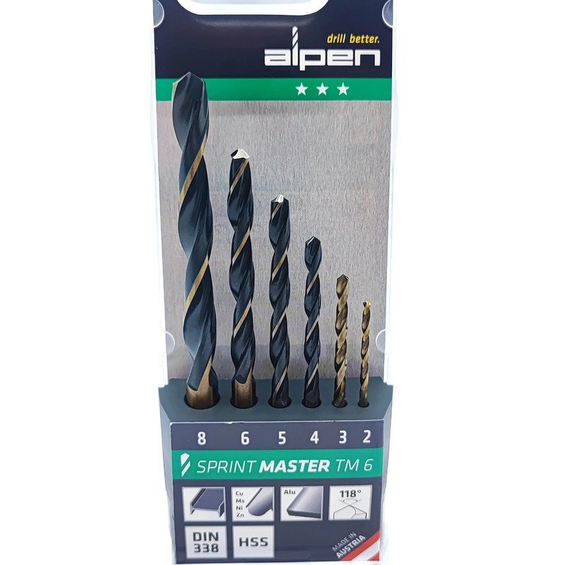 Wiertło Alpen Sprint Master TM 6 2-3-4-5-8 – Doskonałe narzędzie do precyzyjnego wiercenia
