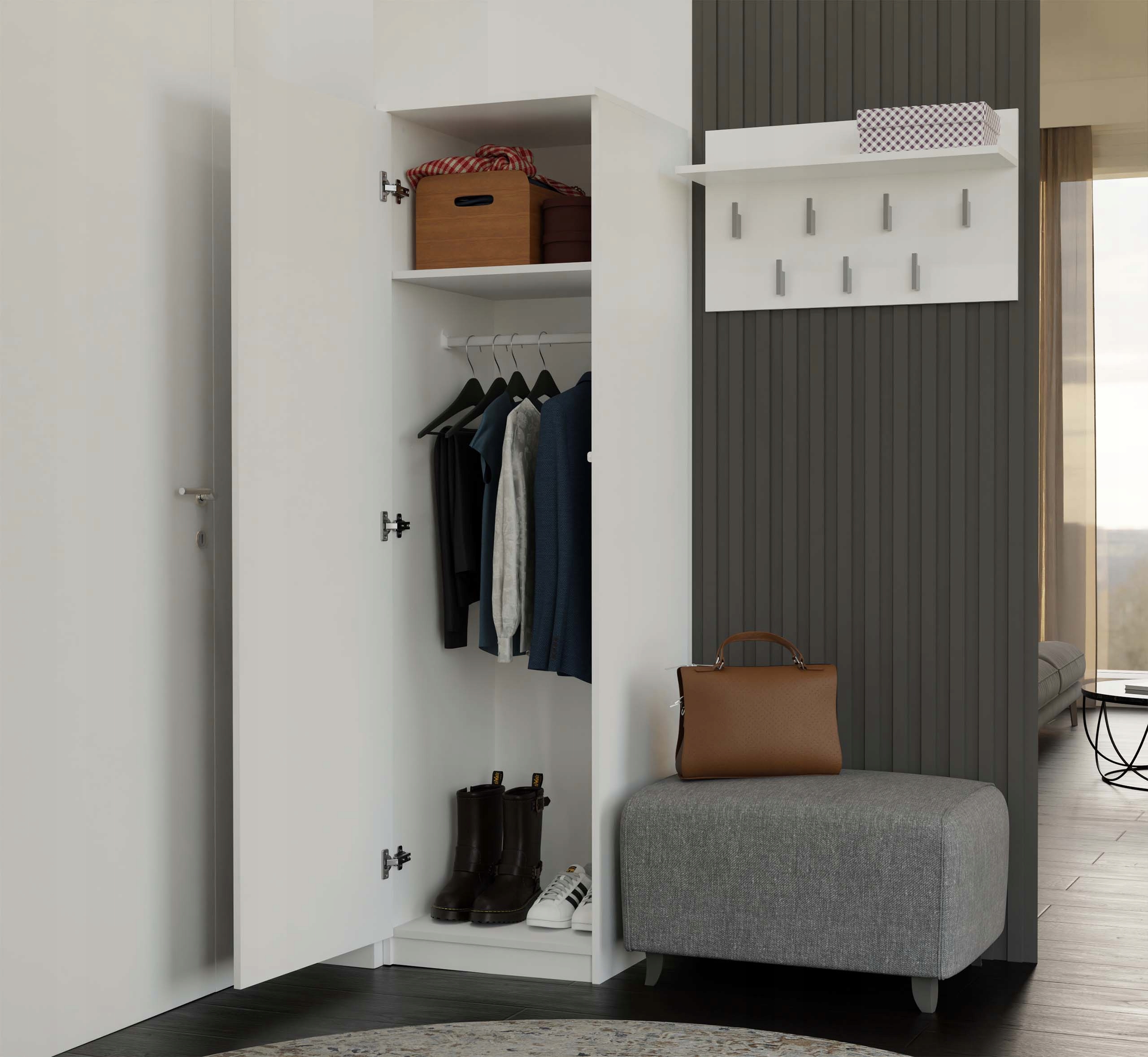 Materiały i wykończenie – Płyta laminowana w białym macie