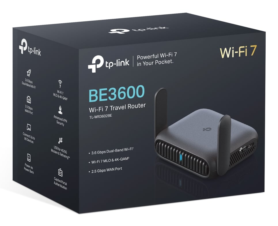 TP-Link TL-WR3602BE – Router podróżny Wi-Fi-7 z funkcją powerbanku