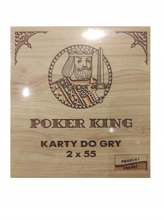 Karty Poker King 2x55 – Idealna rozrywka dla całej rodziny