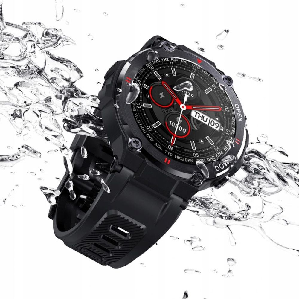 SMARTWATCH MĘSKI ZEGAREK DO XIAOMI SAMSUNG HUAWEI Materiał paska silikon