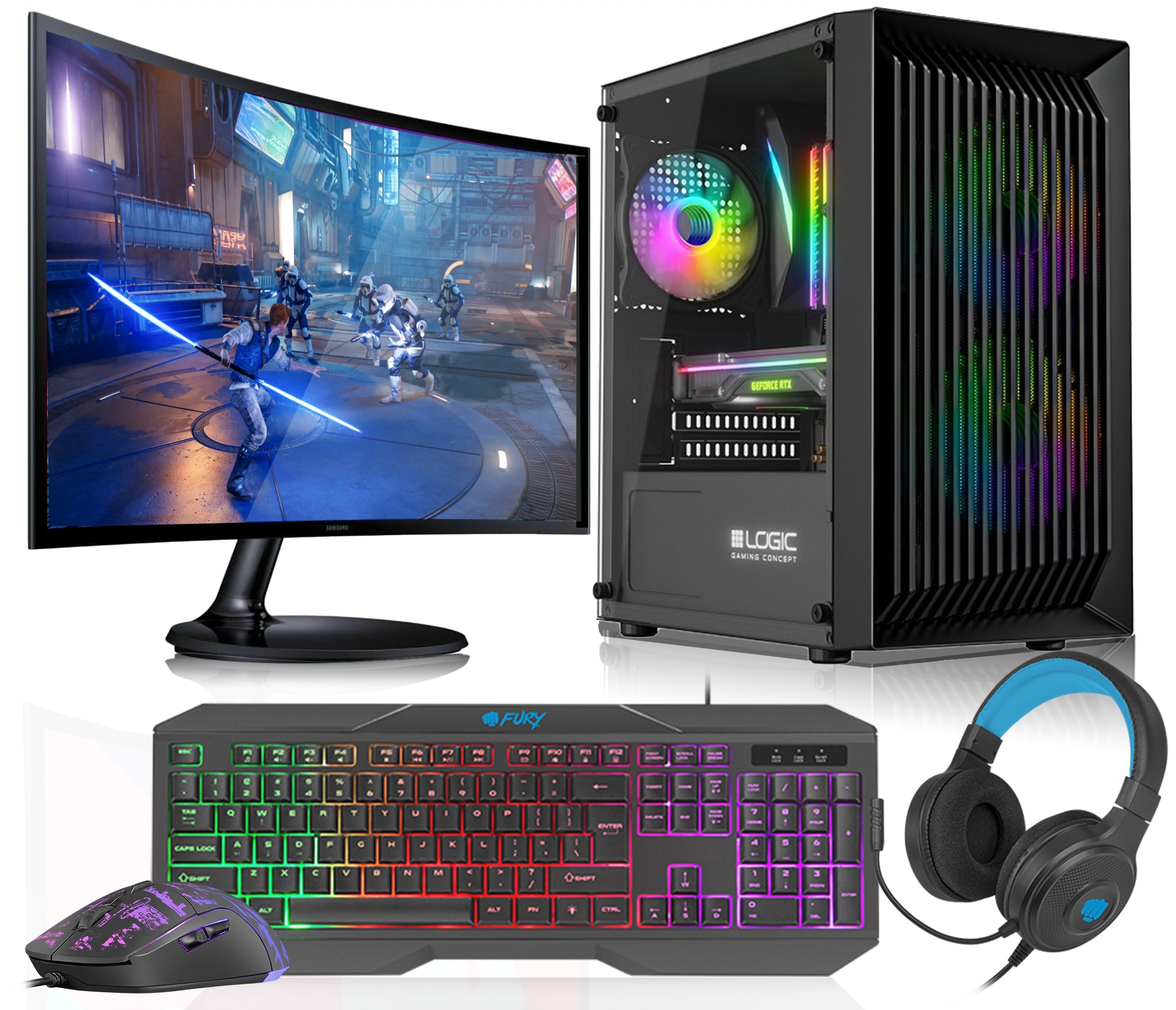 Komputer Vist ZESTAW R5 5600G 16GB RX VEGA SSD 1TB Win 11 LCD 24