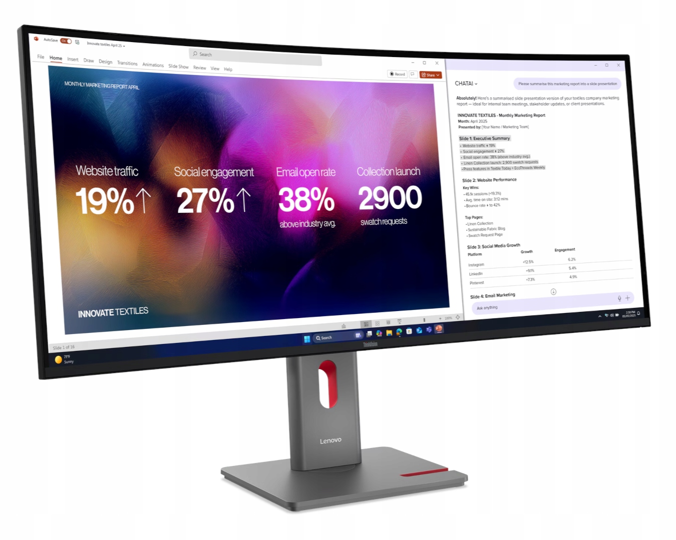Rozdzielczość WUHD 5120 x 2160 – Wyraźny i szczegółowy obraz