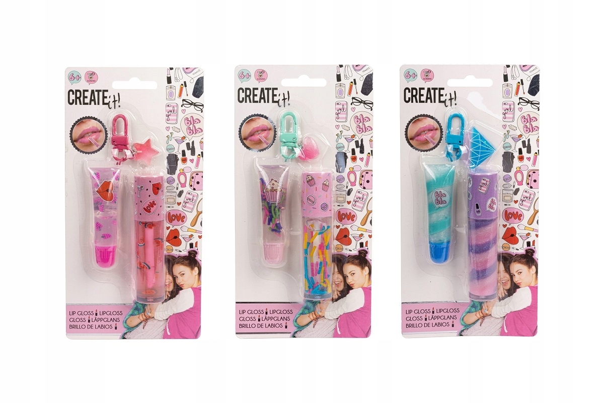 Uroczy zestaw błyszczyków do ust