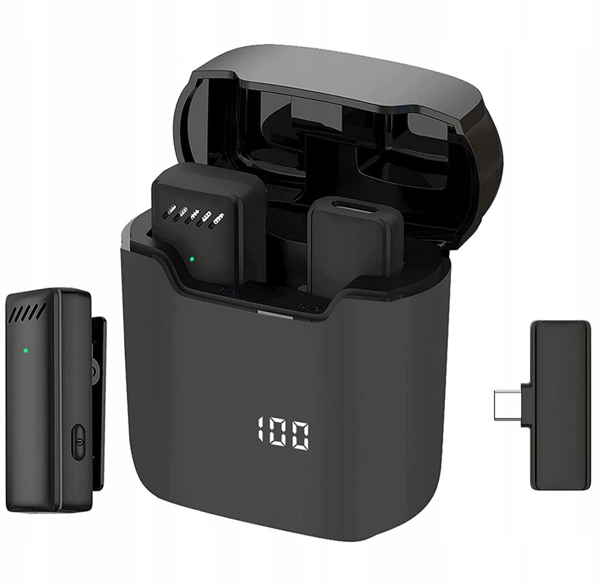 Etui ładujące z wyświetlaczem LED – wygodne przechowywanie i ładowanie