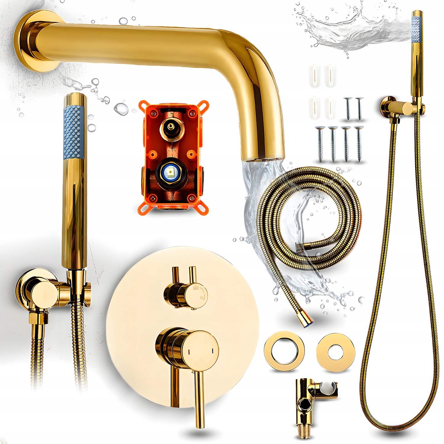 Zestaw wannowy podtynkowy Heckermann H400 – Luksus i elegancja w Twojej łazience