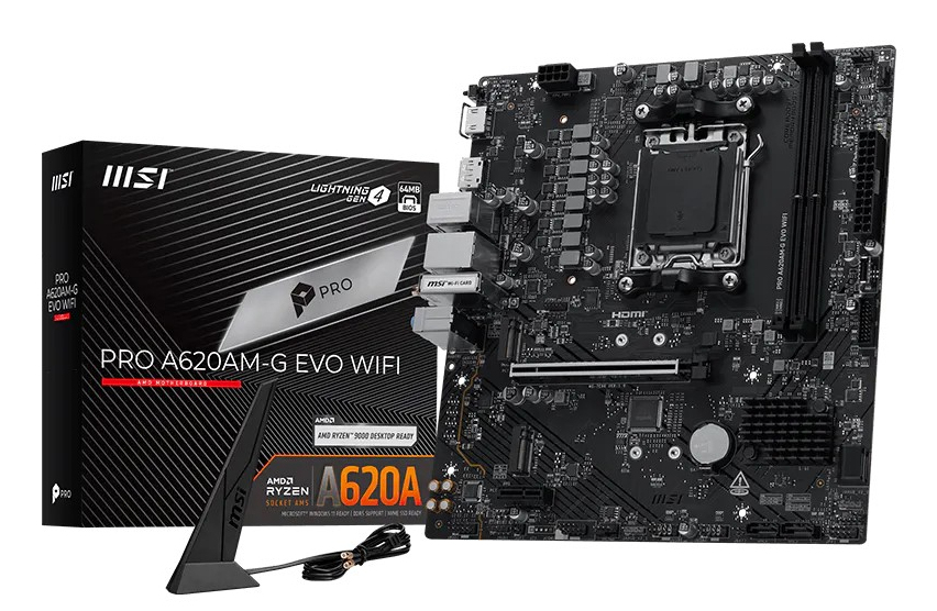 MSI Pro A620AM-G EVO WIFI – Wydajna płyta główna Micro ATX