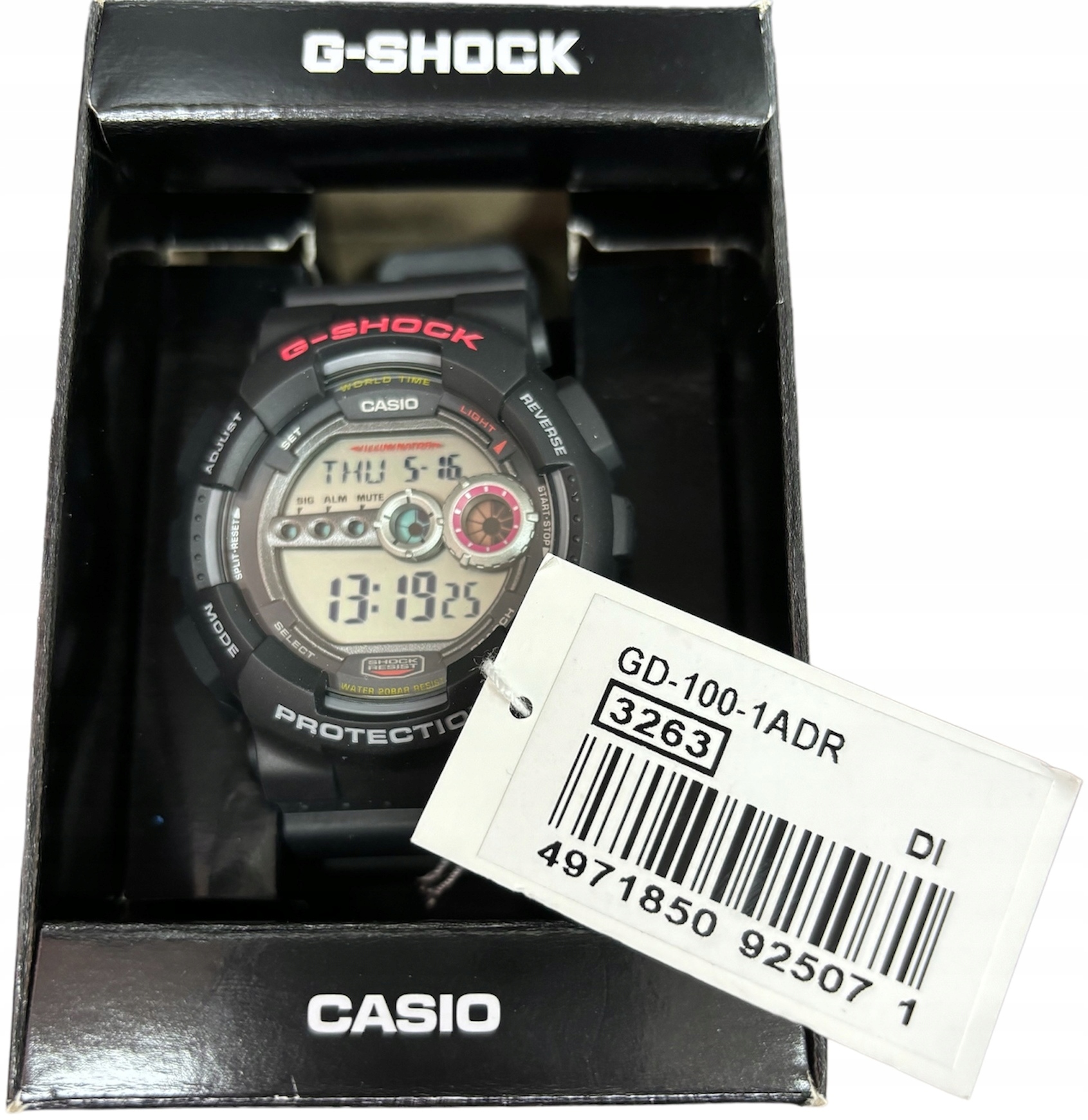G-Shock GD-100-1ADR – Sportowy zegarek naręczny od Casio