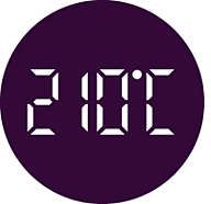 Ustawienia temp. do 210Â°C dla doskonaÅ‚ych rezultatÃ³w