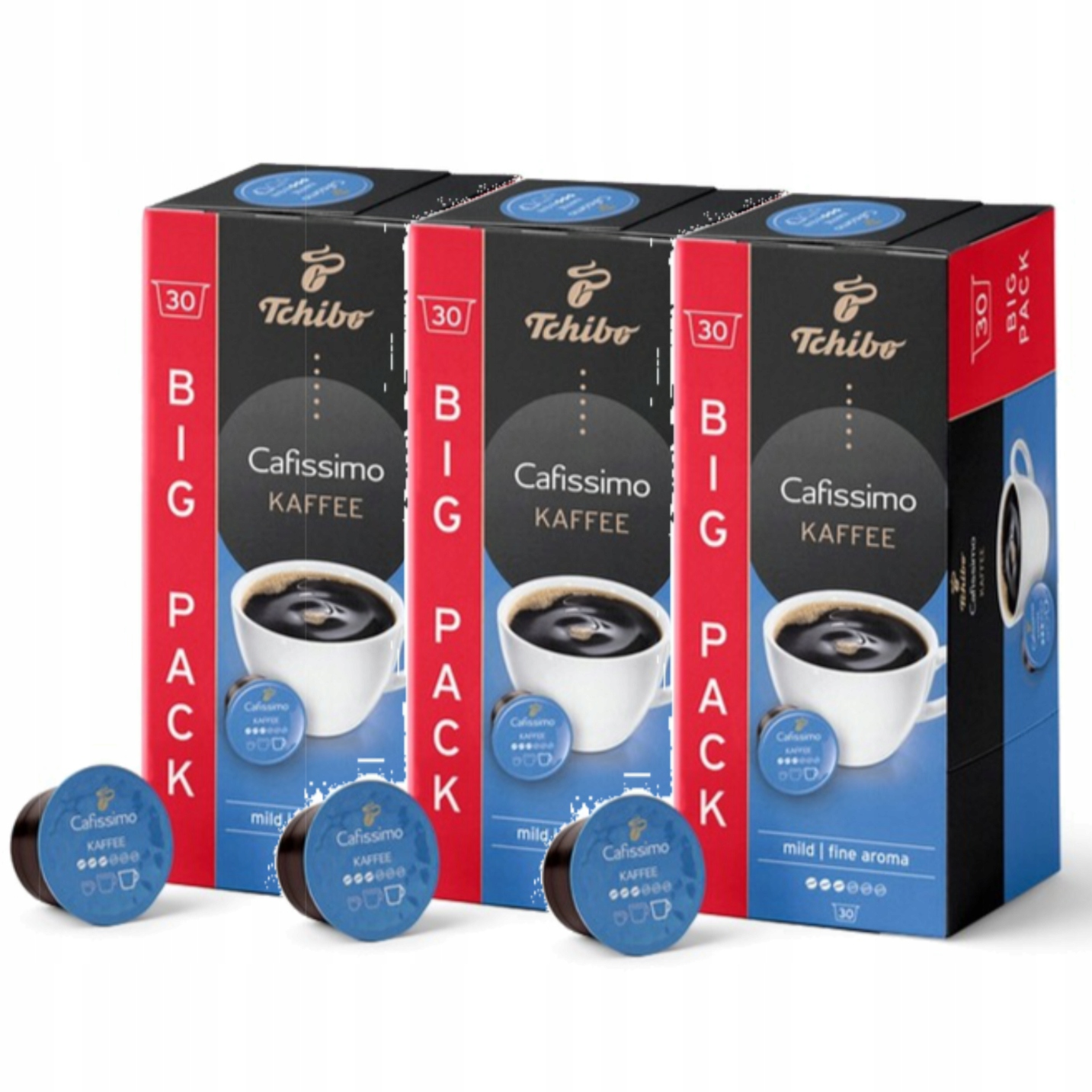 Tchibo Cafissimo Fine Aroma – Zestaw 30 kapsułek dla miłośników kawy