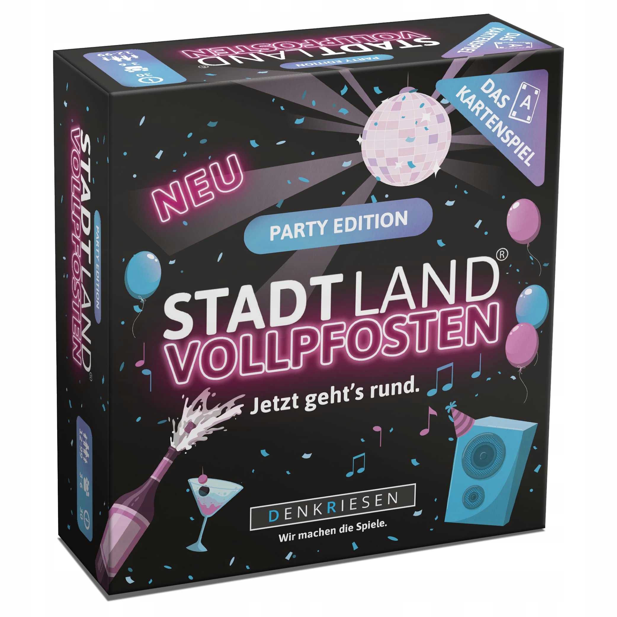 Stadt Land Vollpfosten - Gra karciana - Party Edition