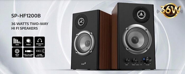 Wysoka jakość dźwięku dzięki mocy 36W