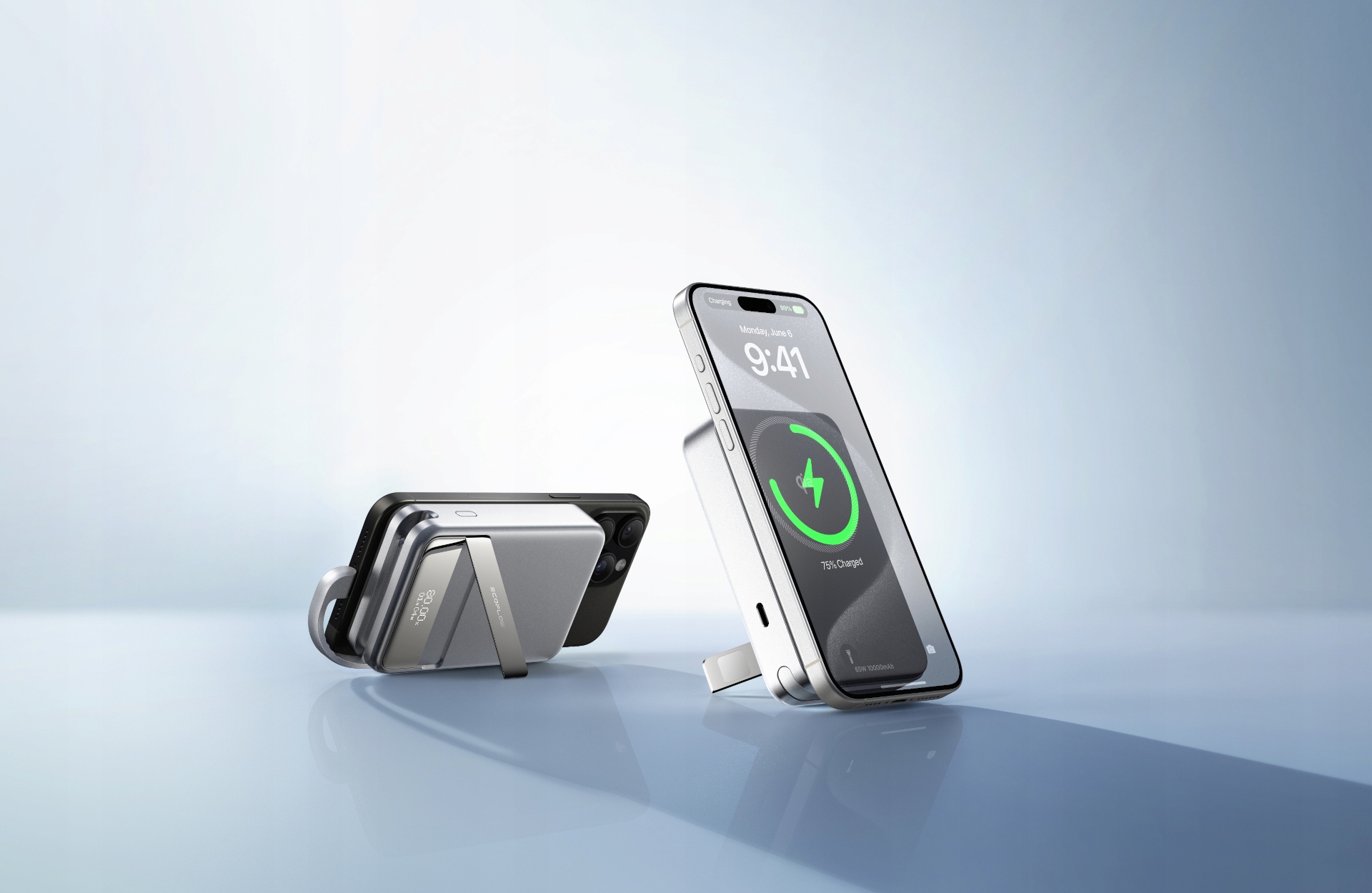 Wbudowany ekran LCD – pełna kontrola nad stanem naładowania