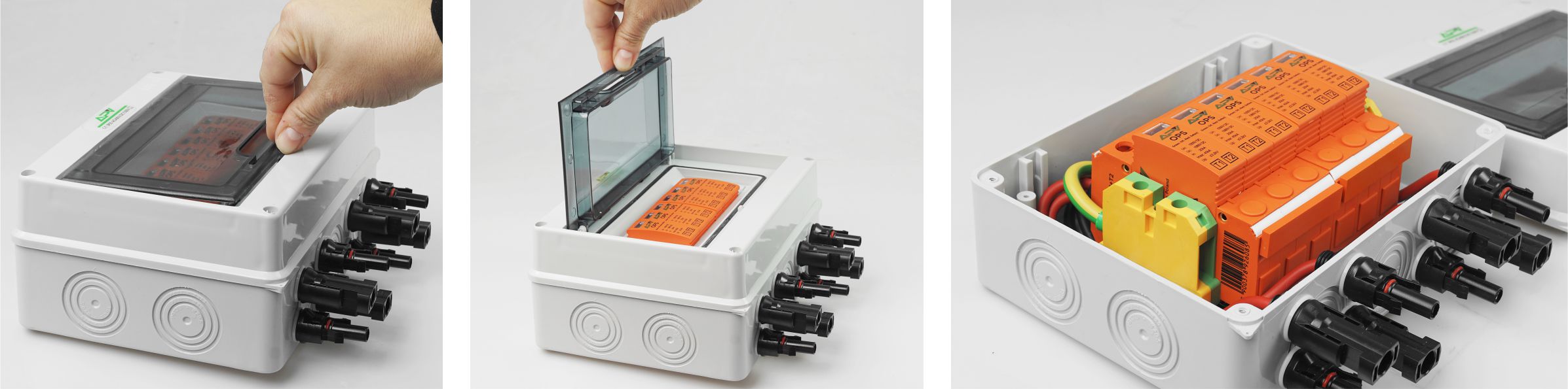 Szczelna obudowa natynkowa z transparentnymi drzwiami