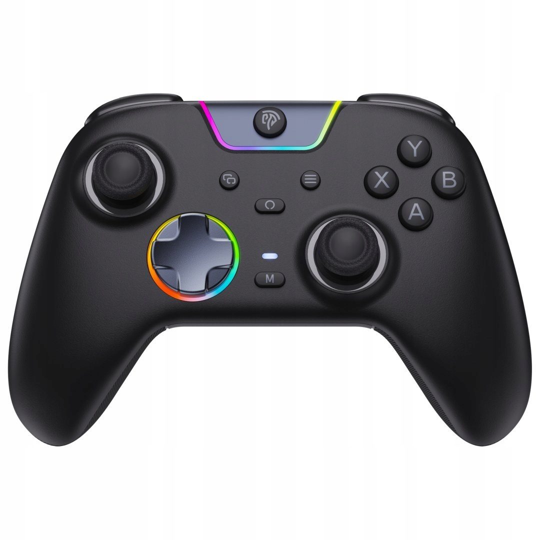 8-kierunkowy D-pad z metalowymi kopułkami dla precyzyjnych ruchów
