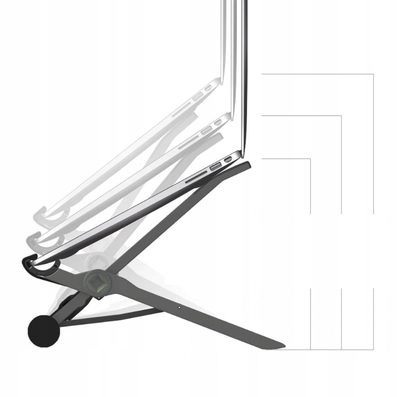 Podstawka pod laptop Nexstand K2 Lekka Przenośna Waga produktu z opakowaniem jednostkowym 0.6 kg