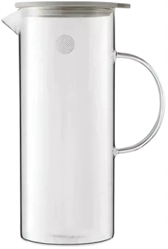 BUYDEEM Szklany Dzbanek z silikonową pokrywką 1200ml – Elegancja i funkcjonalność w Twojej kuchni