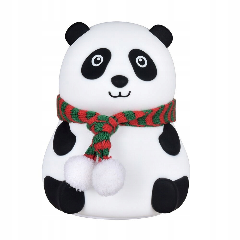 Lampka Nocna Panda - Z Otwartymi Oczami Ledowa Zmienia Kolory