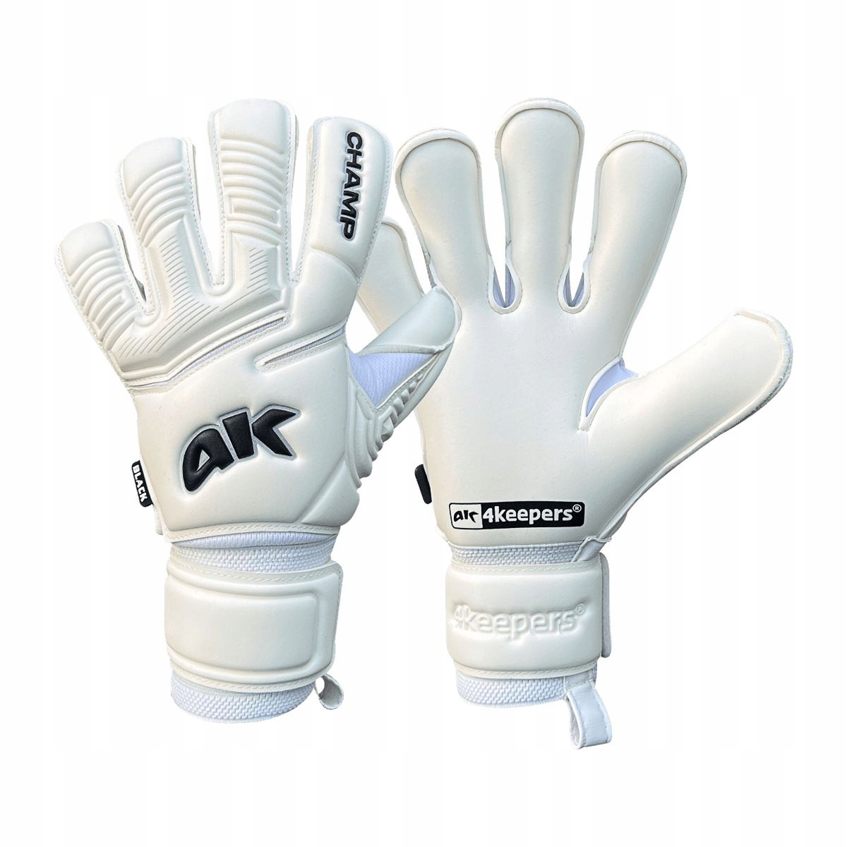 Rękawice 4keepers Champ Black VII RF2G Junior – Profesjonalna ochrona dla bramkarzy
