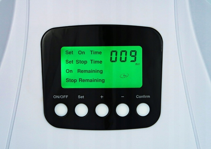 Czas pracy ozonatora