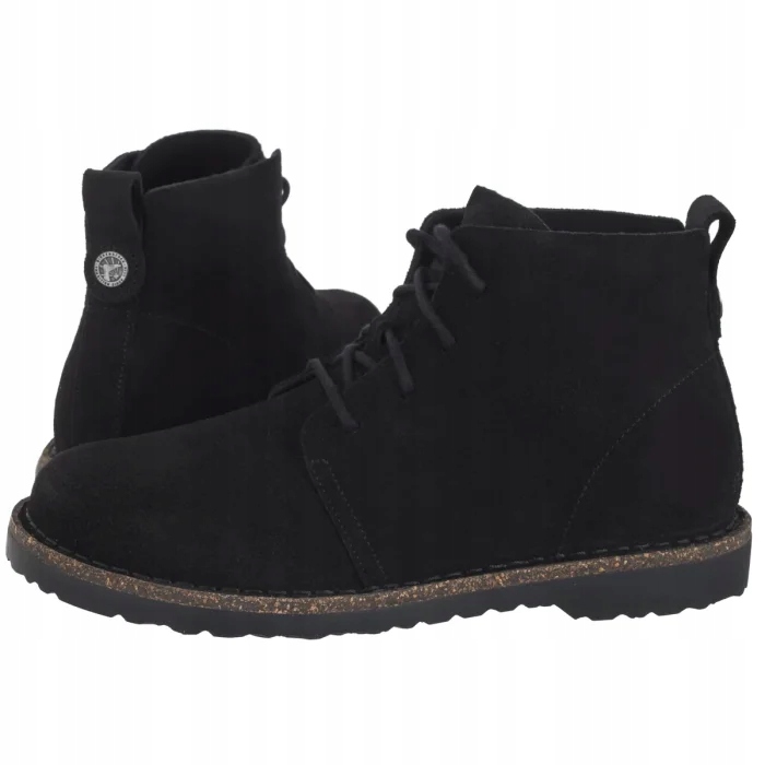 Birkenstock Uppsala Mid 1028079 Czarne – Stylowe trzewiki dla kobiet