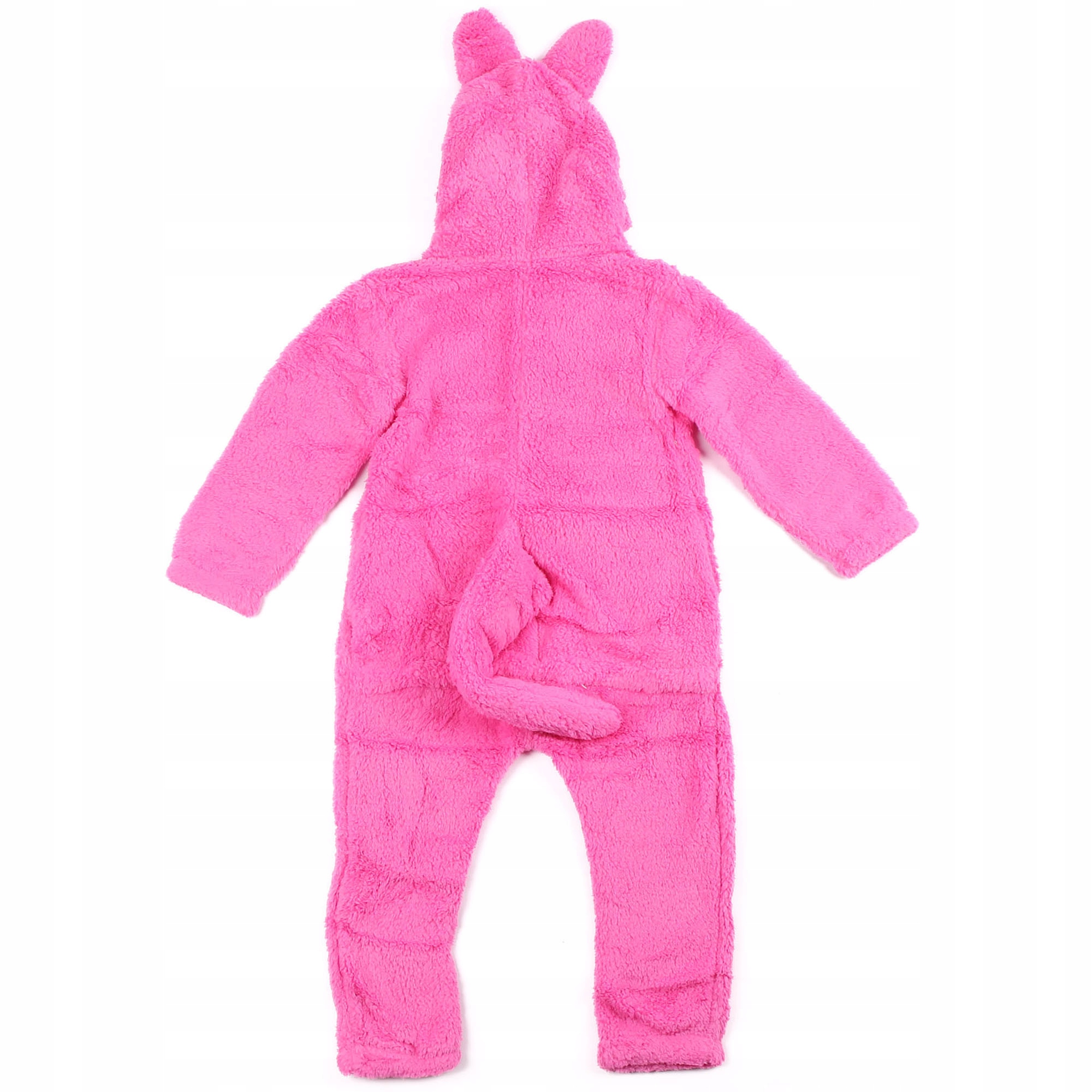 Miękki kombinezon z kapturkiem i ogonkiem