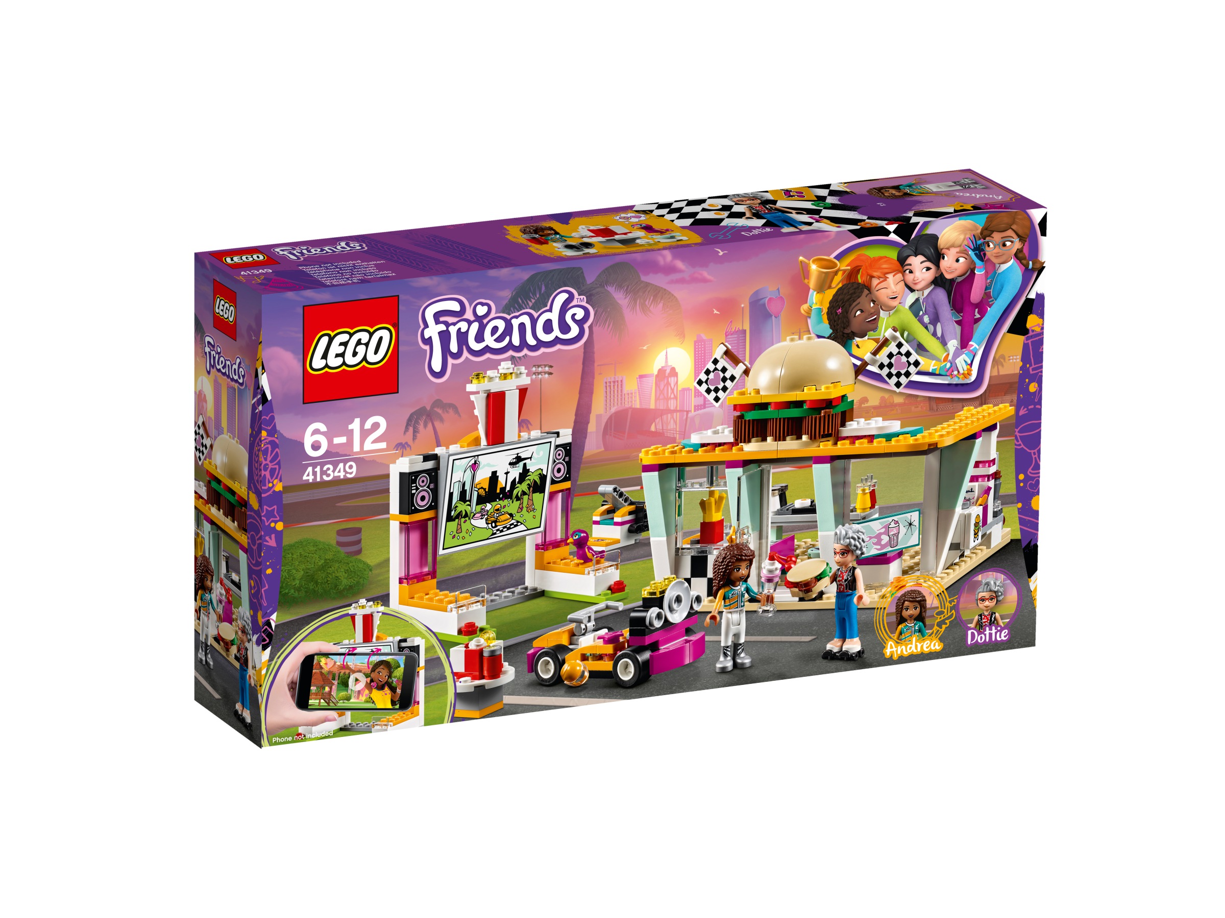 LEGO Friends Wyścigowa Restauracja (41349) – Zestaw pełen zabawy
