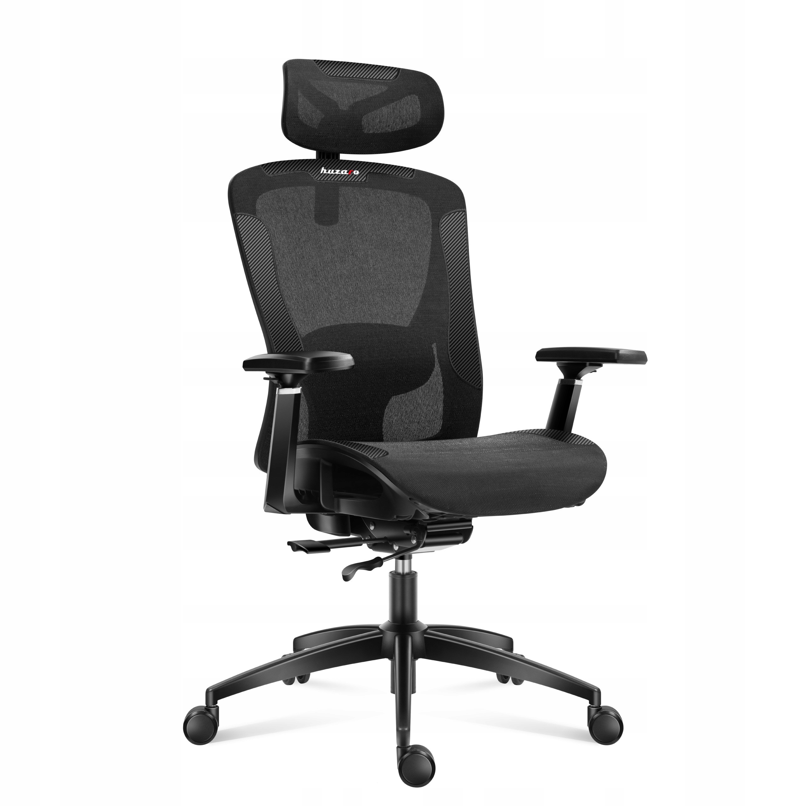 Fotel obrotowy Huzaro Combat 7.3 Black Mesh – Komfort i styl w gamingowym wydaniu