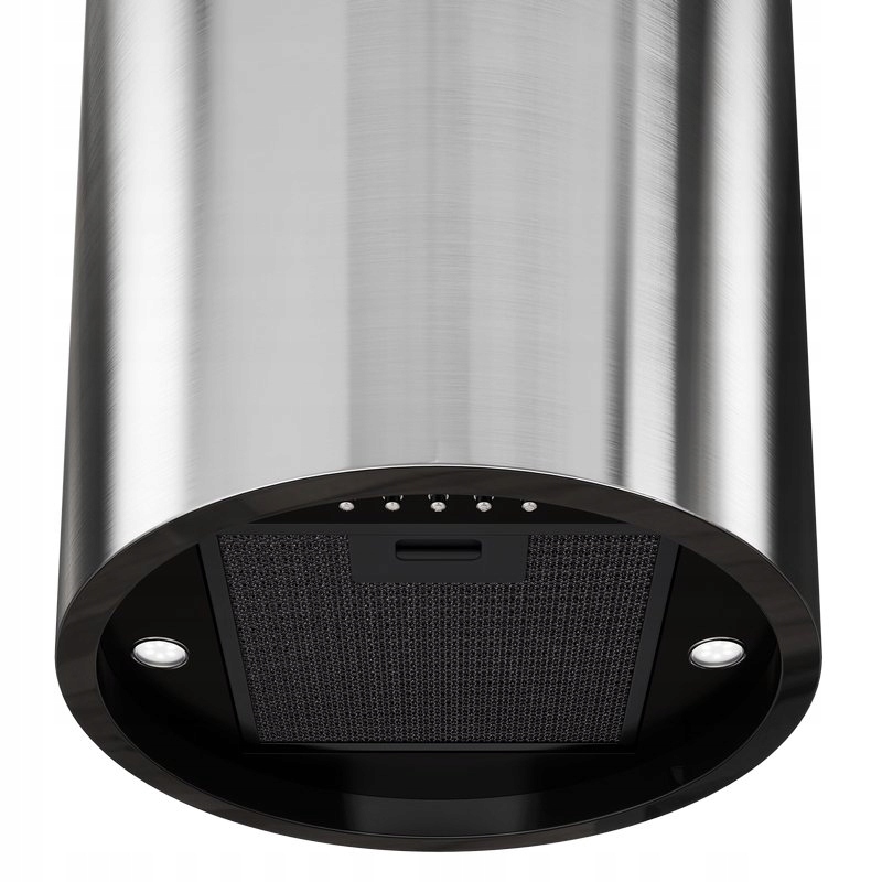 Wyjątkowe cechy okapu Newelio Isola 39.1 Inox