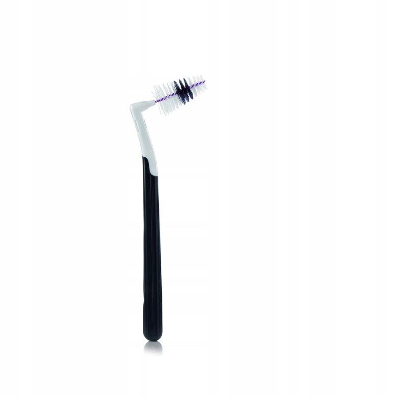 Ergonomiczny uchwyt i cylindryczna główka szczoteczki