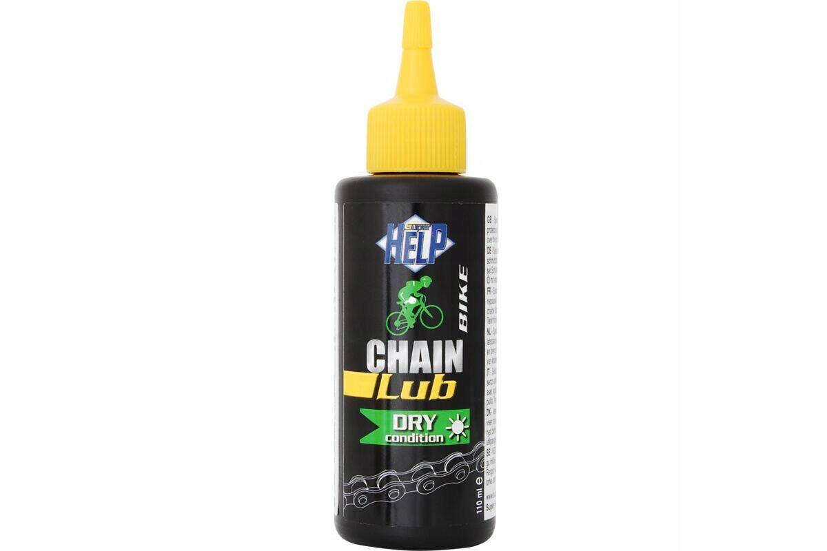 Olej do łańcucha rowerowego na suche warunki pogodowe 110 ml Super HELP – Idealny wybór dla rowerzystów