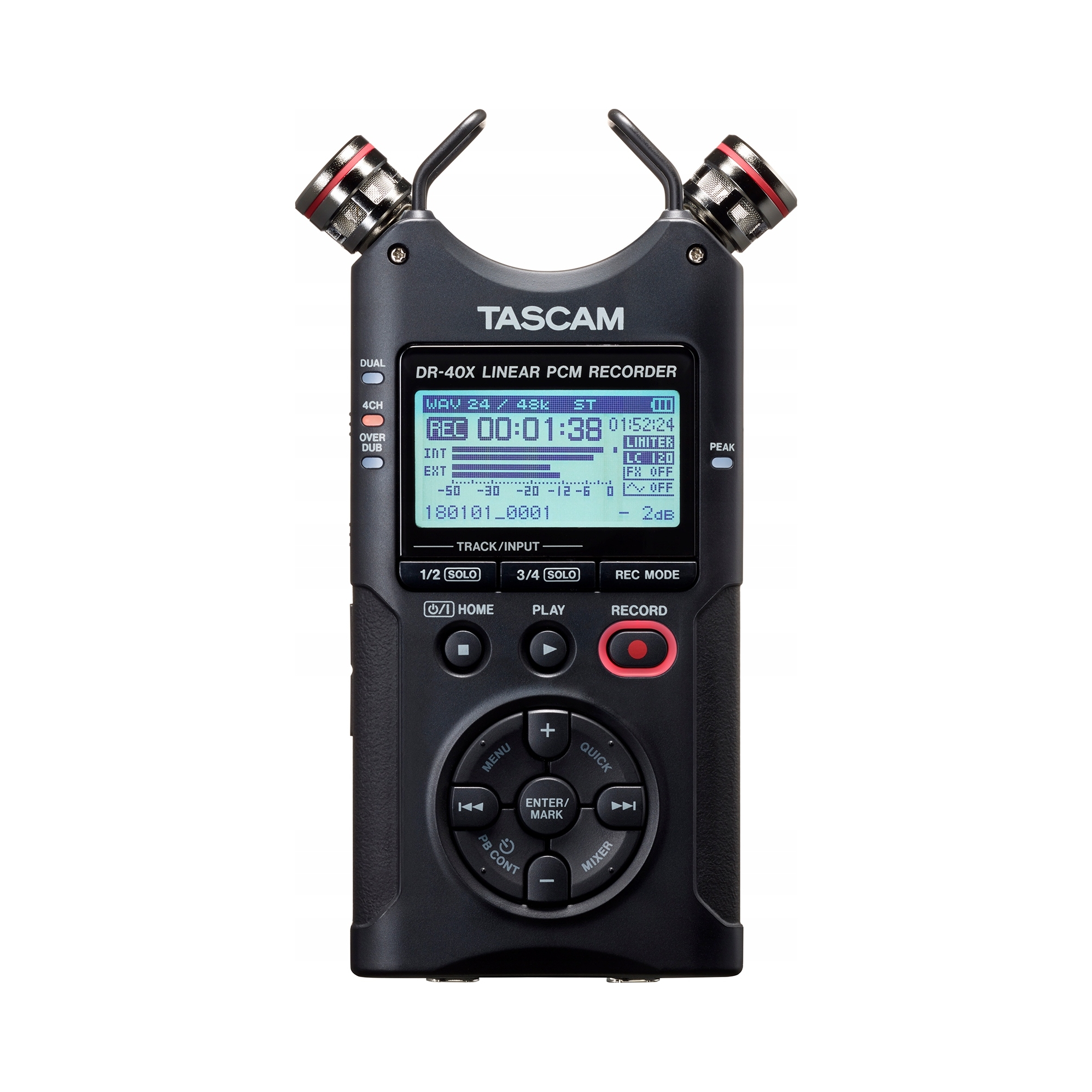 TASCAM DR-40X – Przenośny rejestrator cyfrowy z interfejsem USB