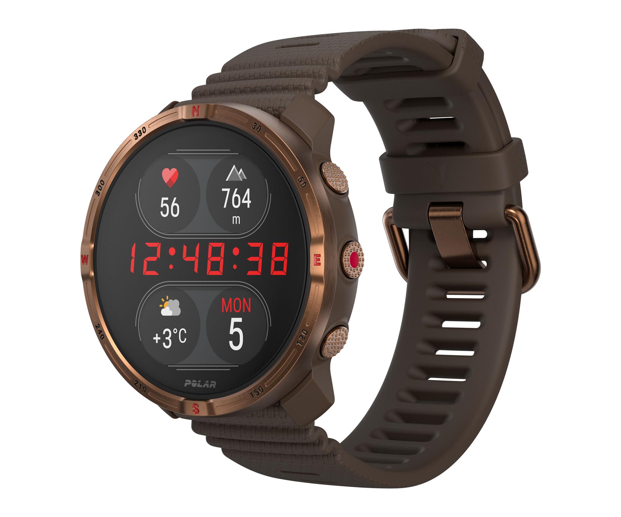 Polar Grit X2 brązowo-miedziany S-L – Twój idealny zegarek sportowy