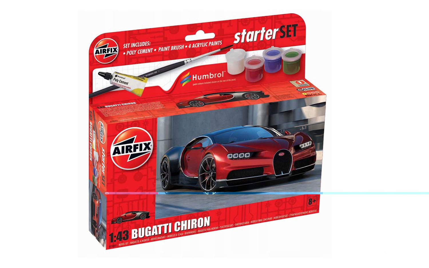 Starter Set - Bugatti Chiron – Twój pierwszy krok w modelarstwie