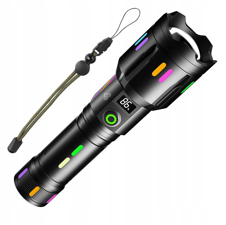 Latarka dalekosiężna Medialove M3P LED 6800mAh – Twoje niezawodne źródło światła