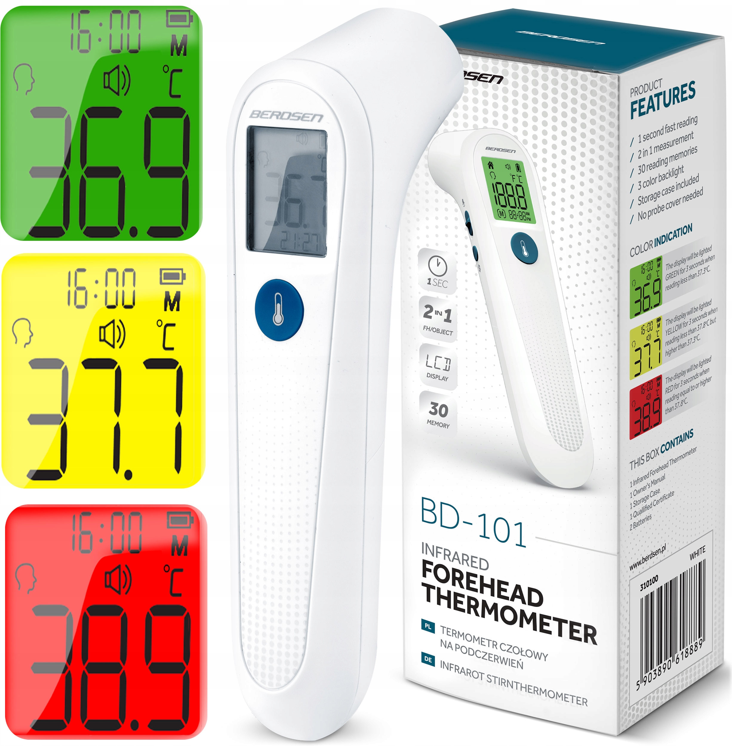 Łatwa obsługa i czytelny wyświetlacz LCD