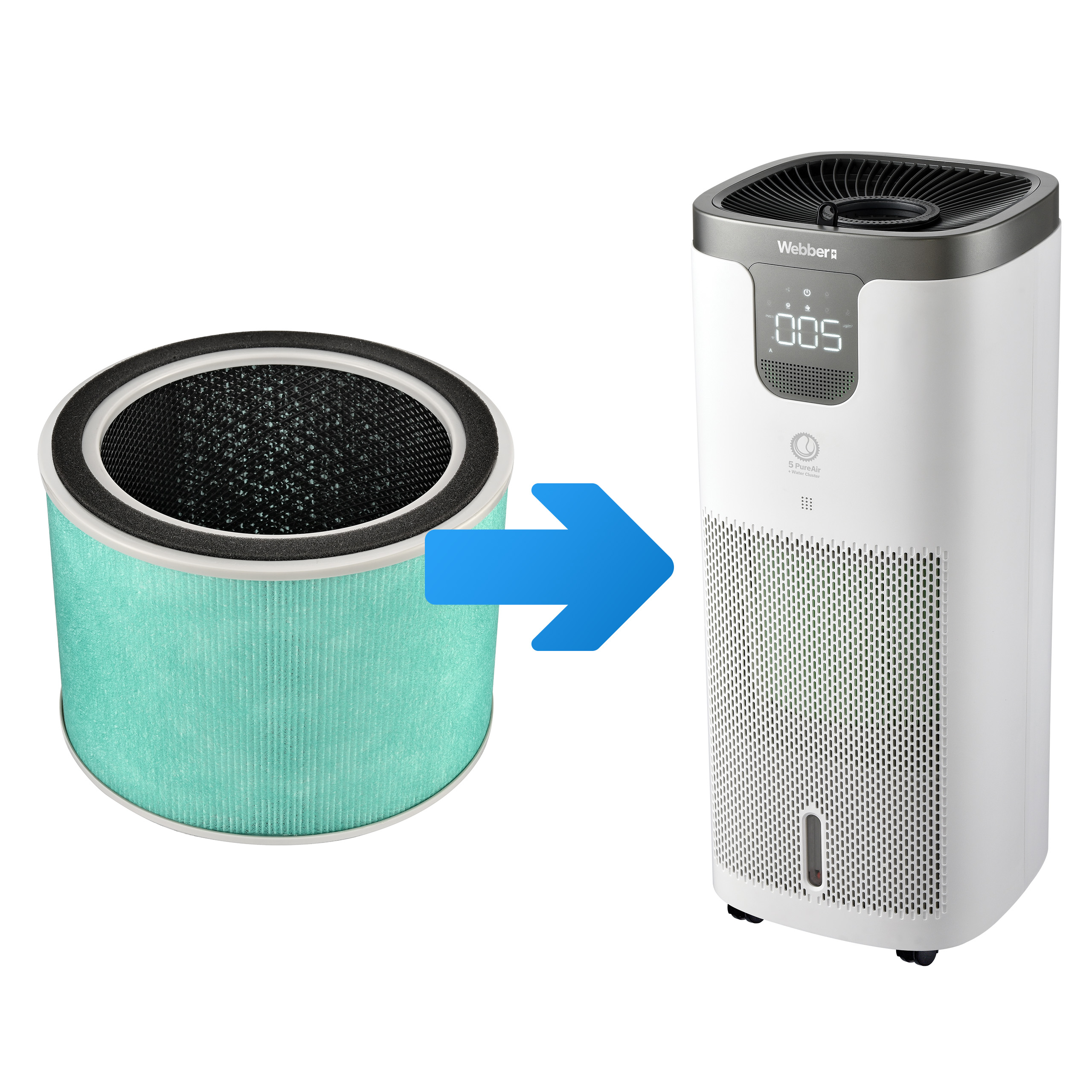 Komponenty filtra 3w1 – Wydajność i skuteczność