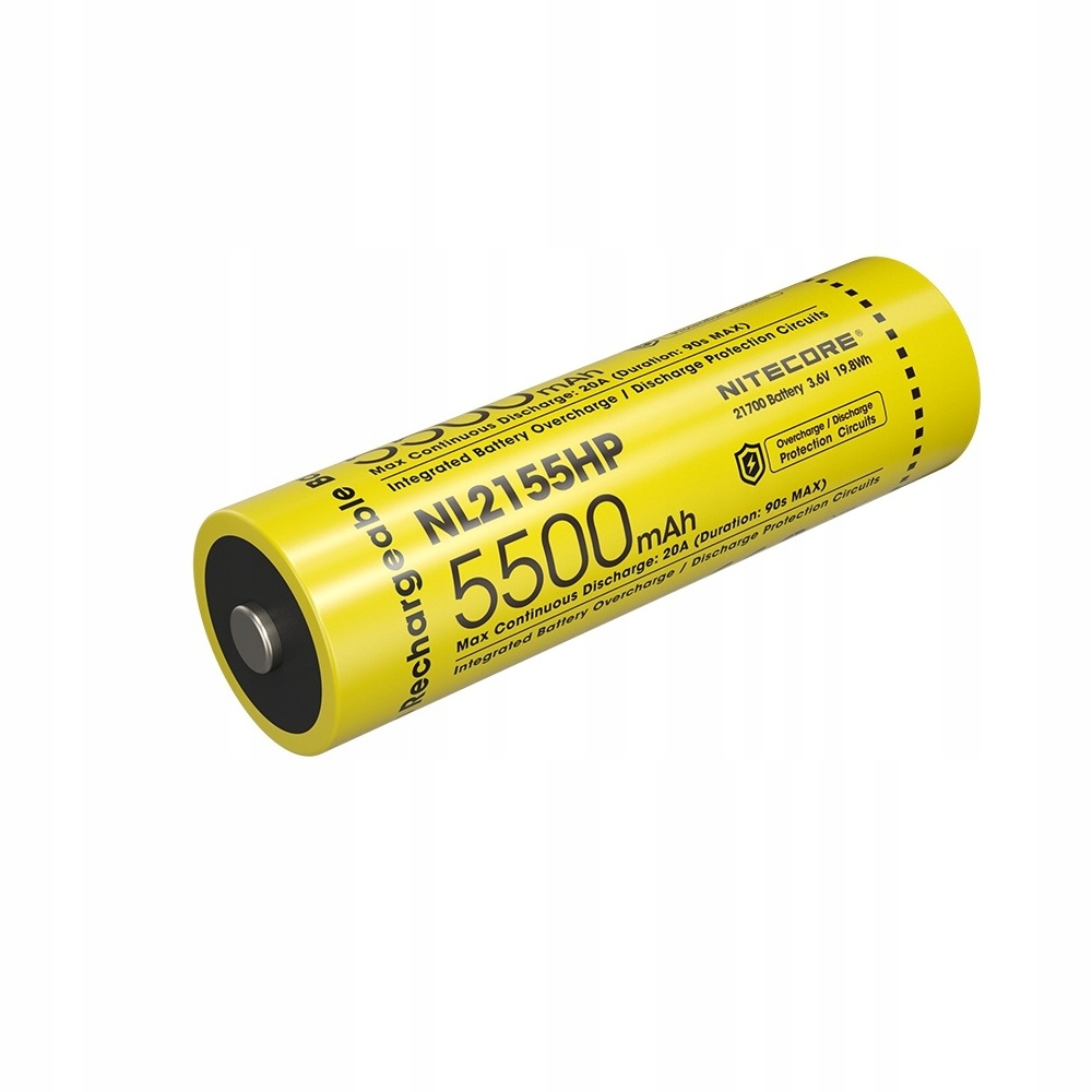 Akumulator Nitecore NL2155HP 5500mAh 21700 – Wydajność i niezawodność w każdym zastosowaniu