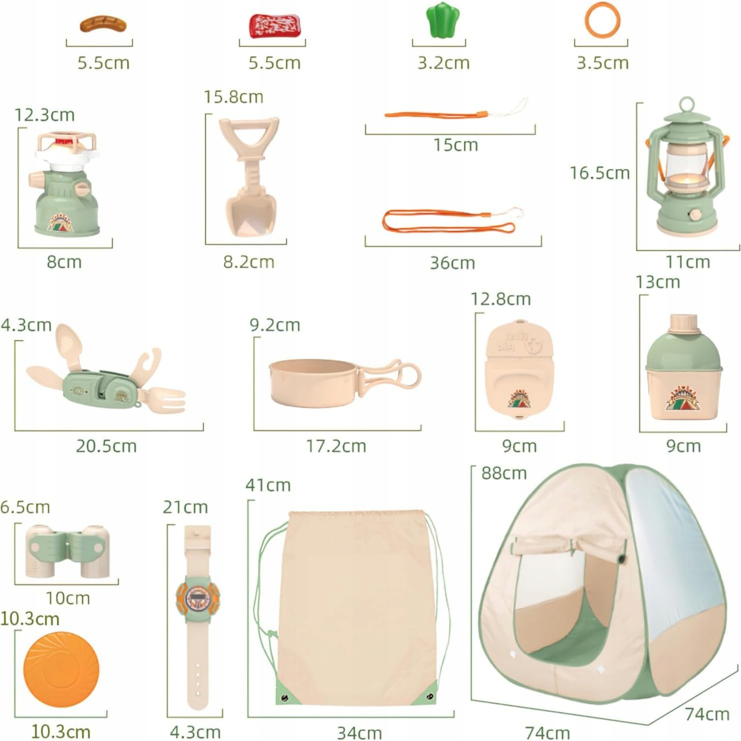 Zawartość zestawu – wszystko, co potrzebne do biwakowania