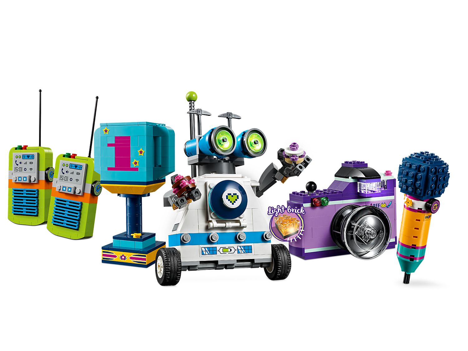 Kolorowe akcesoria LEGO do zbudowania