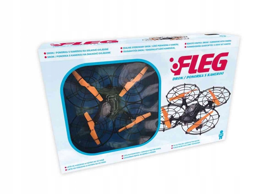 Dron/Łódź podwodna z kamerą Fleg – Odkryj nowe wymiary zabawy