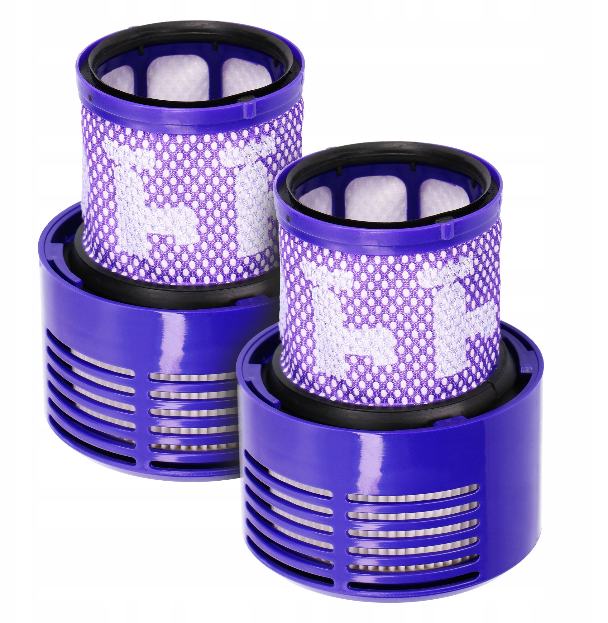 W zestawie 2 sztuki filtrów do odkurzacza