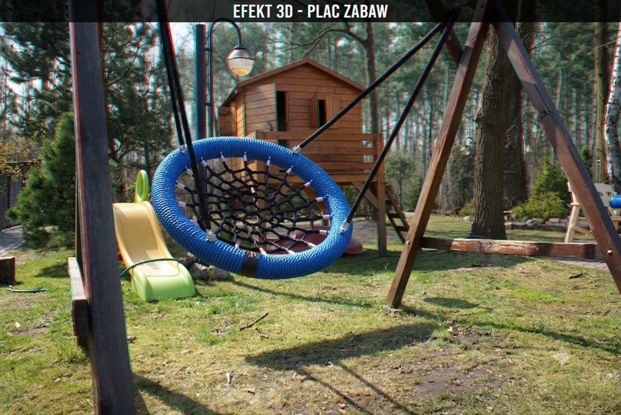 Huśtawka Bocianie Gniazdo 120 CM EN1176 – Idealna do publicznych placów zabaw